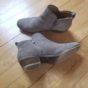 Lucky Brand Suede Booties! 9 M Bartalino